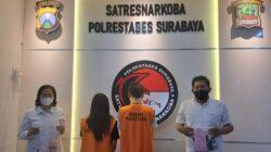 *Sepasang Remaja Pengedar Sabu Ditangkap Satresnarkoba Polrestabes Surabaya *