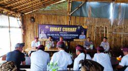 Program Jumat Curhat, Kapolsek Kuta Jalin Silaturahmi Dengan Prajuru Desa Adat Kelan