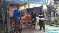 Bhabinkamtibmas Desa Sumerta Kelod Atensi Kegiatan Bulan Bahasa Bali