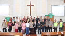 Jalin Silaturahmi melalui Program Minggu Kasih, Kapolresta Denpasar Sambangi Gereja HKBP Denpasar .