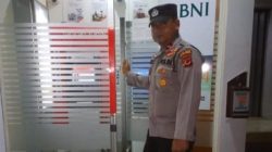 Patroli Polsek Jatiwangi Polres Majalengka Patroli Bank BNI KCP Jatiwangi Antisipasi Gangguan Kamtibmas