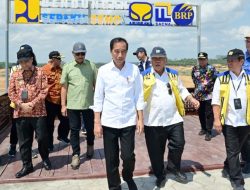 Jokowi Lakukan Pengisian Awal Bendungan Sepaku Semoi di IKN